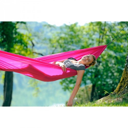 HAMMOCK AMAZONAS Travel Set, rozā