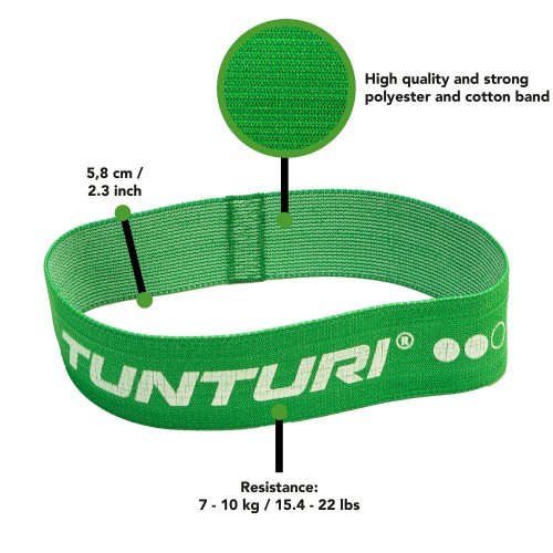 Mini lente TUNTURI Textile Band, medium