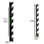 Horizontāls stieņu statīvs TUNTURI Gun Rack