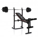 Spēka sols GYMSTICK Weight Bench + 40kg komplekts