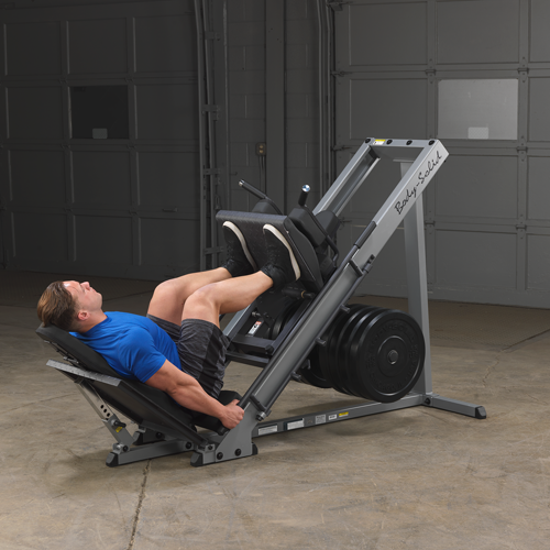 Kāju preses trenažieris BODY-SOLID LEG PRESS & HACK SQUAT