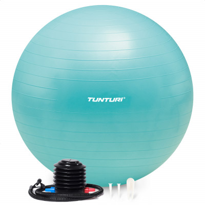 Fitness pall Tunturi Gymball 65-75cm, Turquoise, Anti Burst