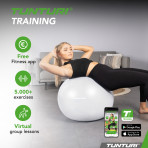 Fitness pall Tunturi Gymball 65-75cm, Off-white, Anti Burst