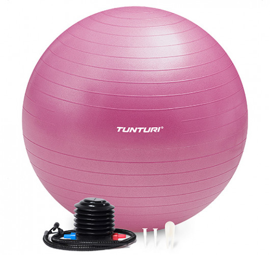 Fitness pall Tunturi Gymball 65-75cm, Purple, Anti Burst