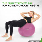 Fitness pall Tunturi Gymball 65-75cm, Purple, Anti Burst