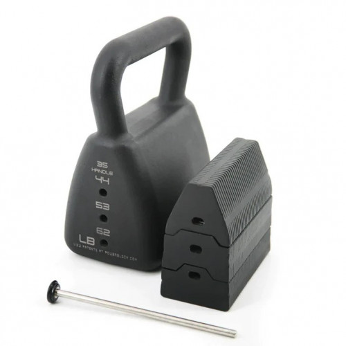 PowerBlock regulējams vingrinājumu svars kettlebell (16–28 kg)