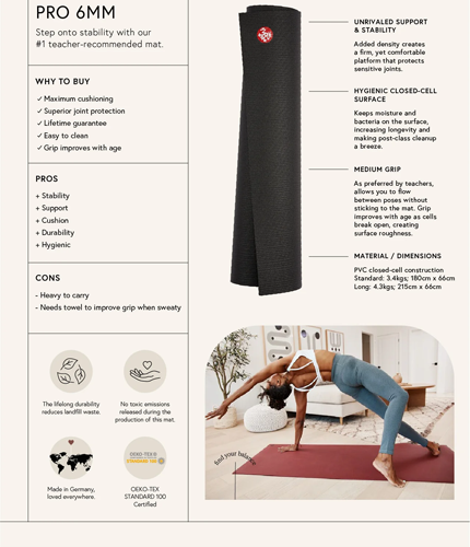 Jogas paklājs MANDUKA PRO® Black Sage