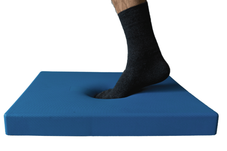 Mambo Max Balance Pad Pro - Taisnstūrveida zils balansa spilvens