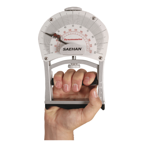 Spyruoklinis dinamometras SAEHAN Smedley Hand Dynamometer + Ergonomic Handle