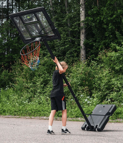 Basketbola grozi ar regulējamu statīvu Court Rookie Portable Basketbola grozs