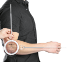 Regulējama garuma goniometrs Baseline XTender HiRes 360° ISOM goniometrs