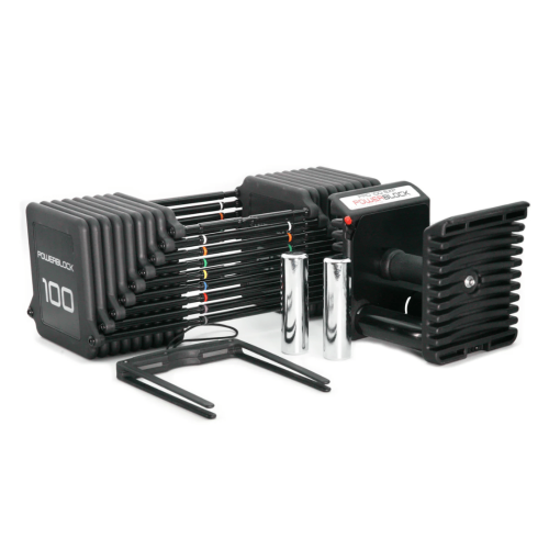 Regulējama svara bloks (18-27 kg) Powerblock PRO 100 Expandable Set 2 Pair