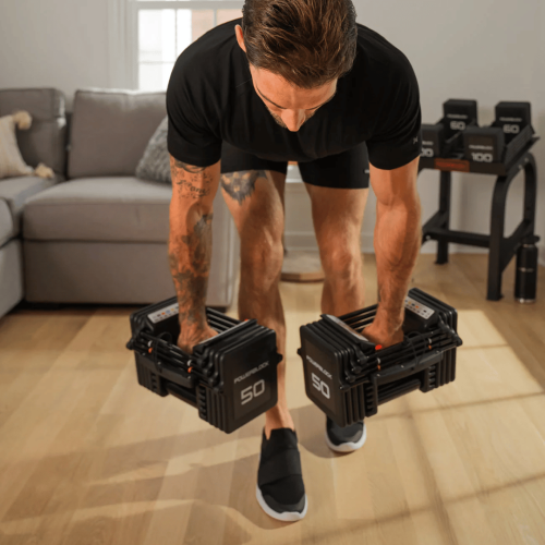 Regulējama svara bloks (18-27 kg) Powerblock PRO 100 Expandable Set 2 Pair