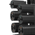 Stieņu un disku statīvs Tunturi Pro Aerobic Pump Set Rack, 30 sets (1/2)