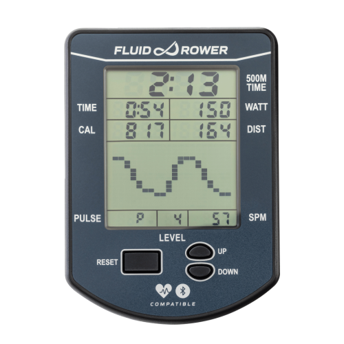 Airēšanas trenažieris TUNTURI Fluid Rower Apollo XL