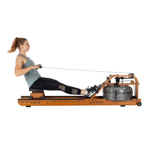 Airēšanas trenažieris TUNTURI Fluid Rower Viking Pro XL