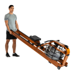 Airēšanas trenažieris TUNTURI Fluid Rower Viking Pro V + SPH