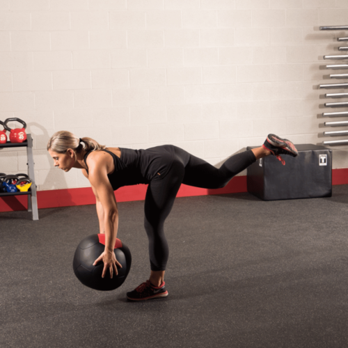Medicīnas bumba BODYSOLID Wall Ball (2,7–13,6 kg)