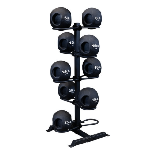 Medicīnas bumbu statīvs BODYSOLID Medicine Ball Rack - 10 Balls
