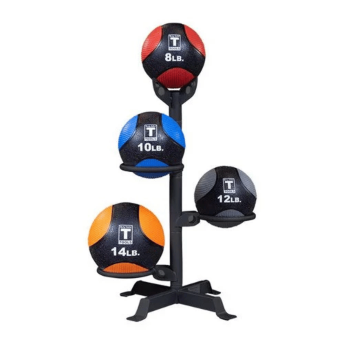 Medicīnas bumbu statīvs BODYSOLID Medicine Ball Rack - 4 Balls