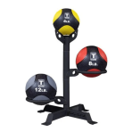 Medicīnas bumbu statīvs BODYSOLID Medicine Ball Rack - 4 Balls