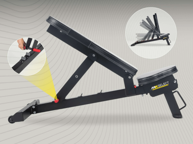 Universāls suls MX Select MX Adjustable Training Bench