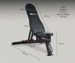 Universāls suls MX Select MX Adjustable Training Bench