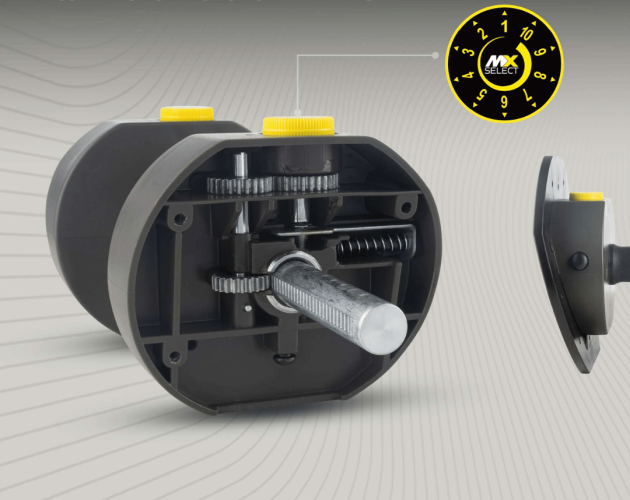 Reguliuojamo svorio svarmuo MX Select MX85 Dumbbells 5,6–38,6 kg CH