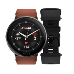 Pulkstenis Polar Ignite 3 Titanium Leather + Silicon