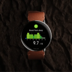 Pulkstenis Polar Ignite 3 Titanium Leather + Silicon