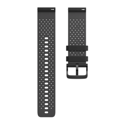 Siksnina POLAR VANTAGE M / GRIT X 22 mm (melna/balta)