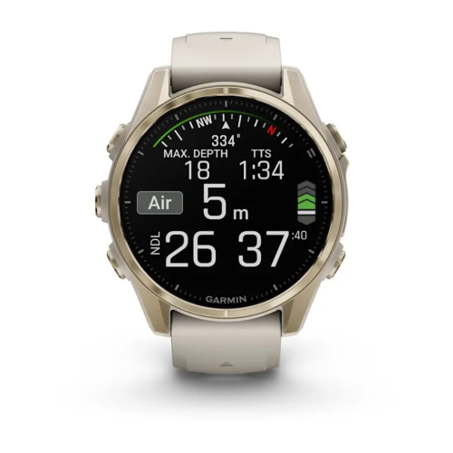 Pulkstenis GARMIN Fenix 8, 43 mm, AMOLED, pelēks