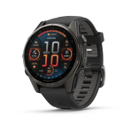 Pulkstenis GARMIN Fenix 8, 43 mm, AMOLED, melns