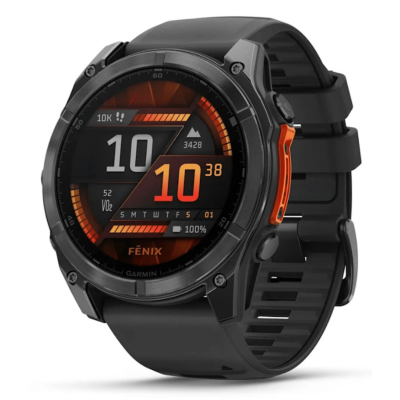 Pulkstenis GARMIN Fenix 8, 47 mm, AMOLED, melns