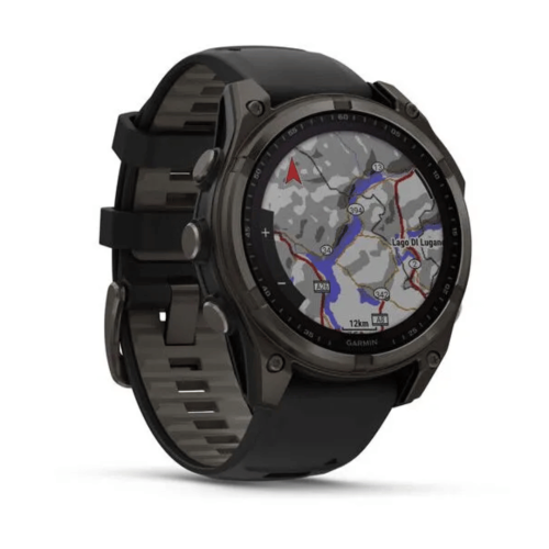 Pulkstenis GARMIN Fenix 8, 47 mm, AMOLED, melns