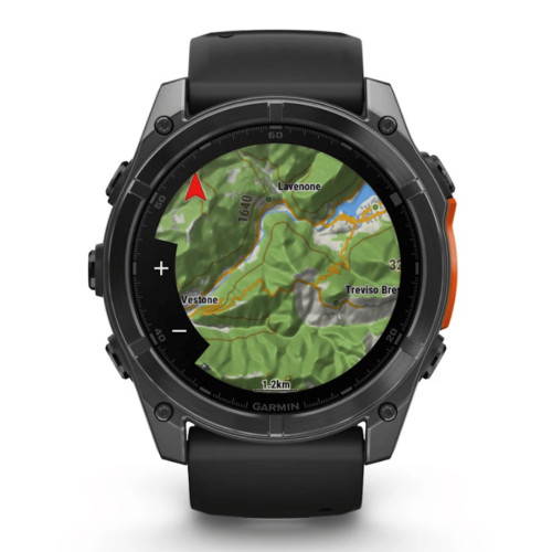 Pulkstenis GARMIN Fenix 8, 47 mm, AMOLED, melns