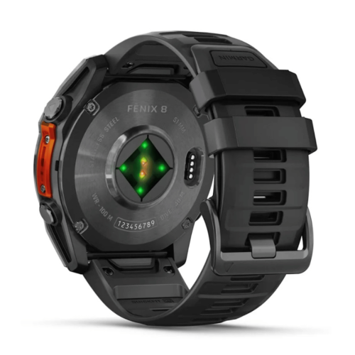 Pulkstenis GARMIN Fenix 8, 47 mm, AMOLED, melns