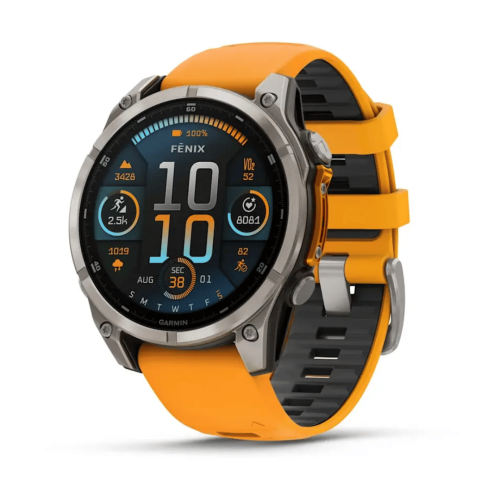 Pulkstenis GARMIN Fenix 8, 47 mm, AMOLED, Titan krāsa