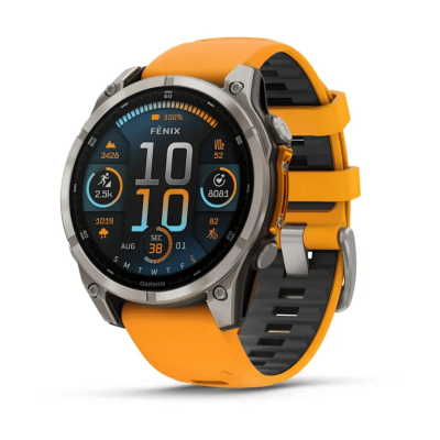 Pulkstenis GARMIN Fenix 8, 47 mm, AMOLED, Titan krāsa