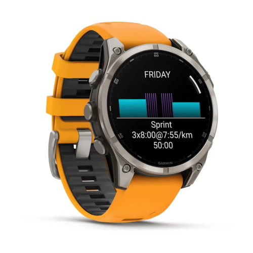 Pulkstenis GARMIN Fenix 8, 47 mm, AMOLED, Titan krāsa