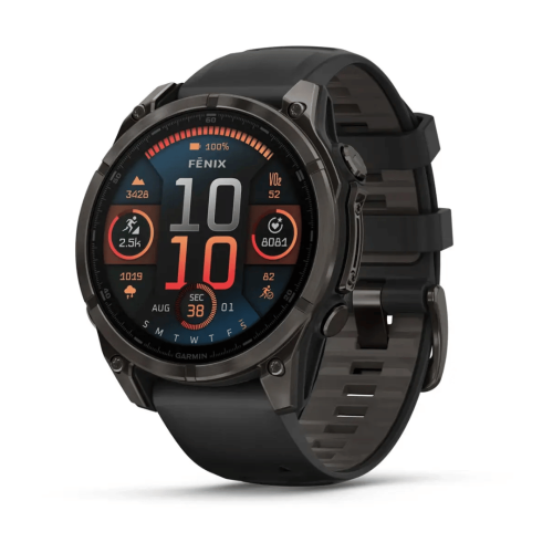 Pulkstenis GARMIN Fenix 8, 47 mm, AMOLED, kokogles krāsa