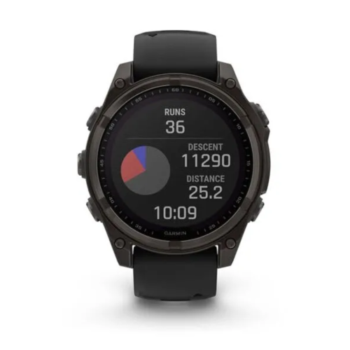 Pulkstenis GARMIN Fenix 8, 51 mm, AMOLED, melns
