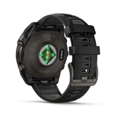 Pulkstenis GARMIN Fenix 8, 51 mm, AMOLED, melns