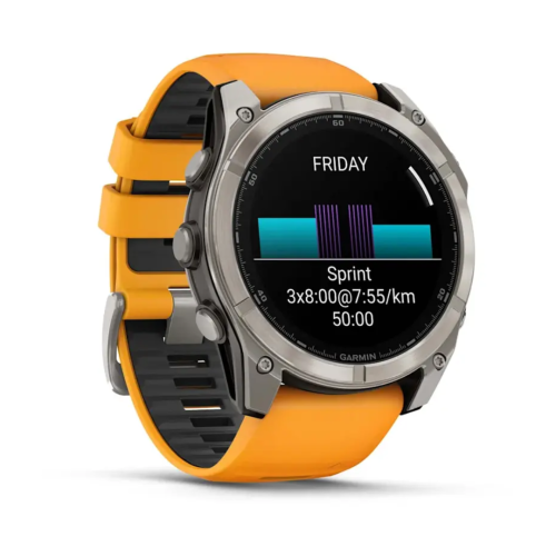 Pulkstenis GARMIN Fenix 8, 51 mm, AMOLED, Titan krāsa