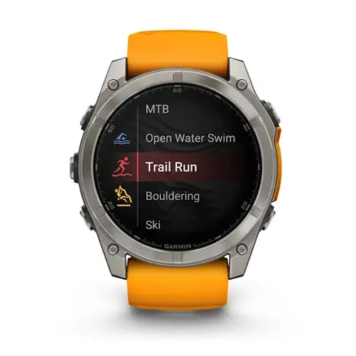 Pulkstenis GARMIN Fenix 8, 51 mm, AMOLED, Titan krāsa