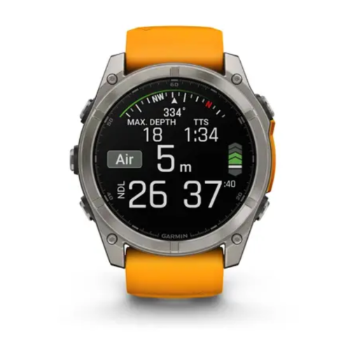 Pulkstenis GARMIN Fenix 8, 51 mm, AMOLED, Titan krāsa
