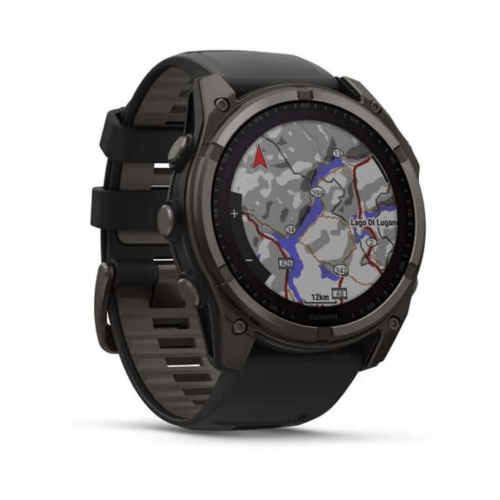 Pulkstenis GARMIN Fenix 8, 47 mm, Sapphire Solar, melns
