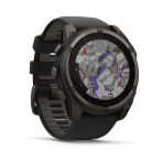 Pulkstenis GARMIN Fenix 8, 47 mm, Sapphire Solar, melns