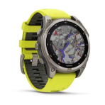 Pulkstenis GARMIN Fenix 8, 47 mm, Sapphire Solar, dzeltens