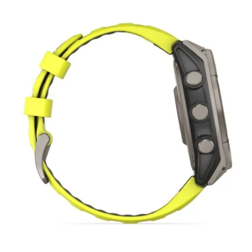 Pulkstenis GARMIN Fenix 8, 47 mm, Sapphire Solar, dzeltens